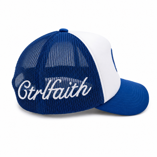 Ctrlfaith Cap - Blue & White