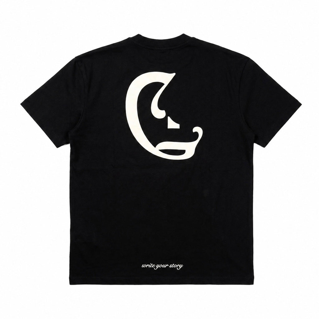 T-shirt Moon - Black