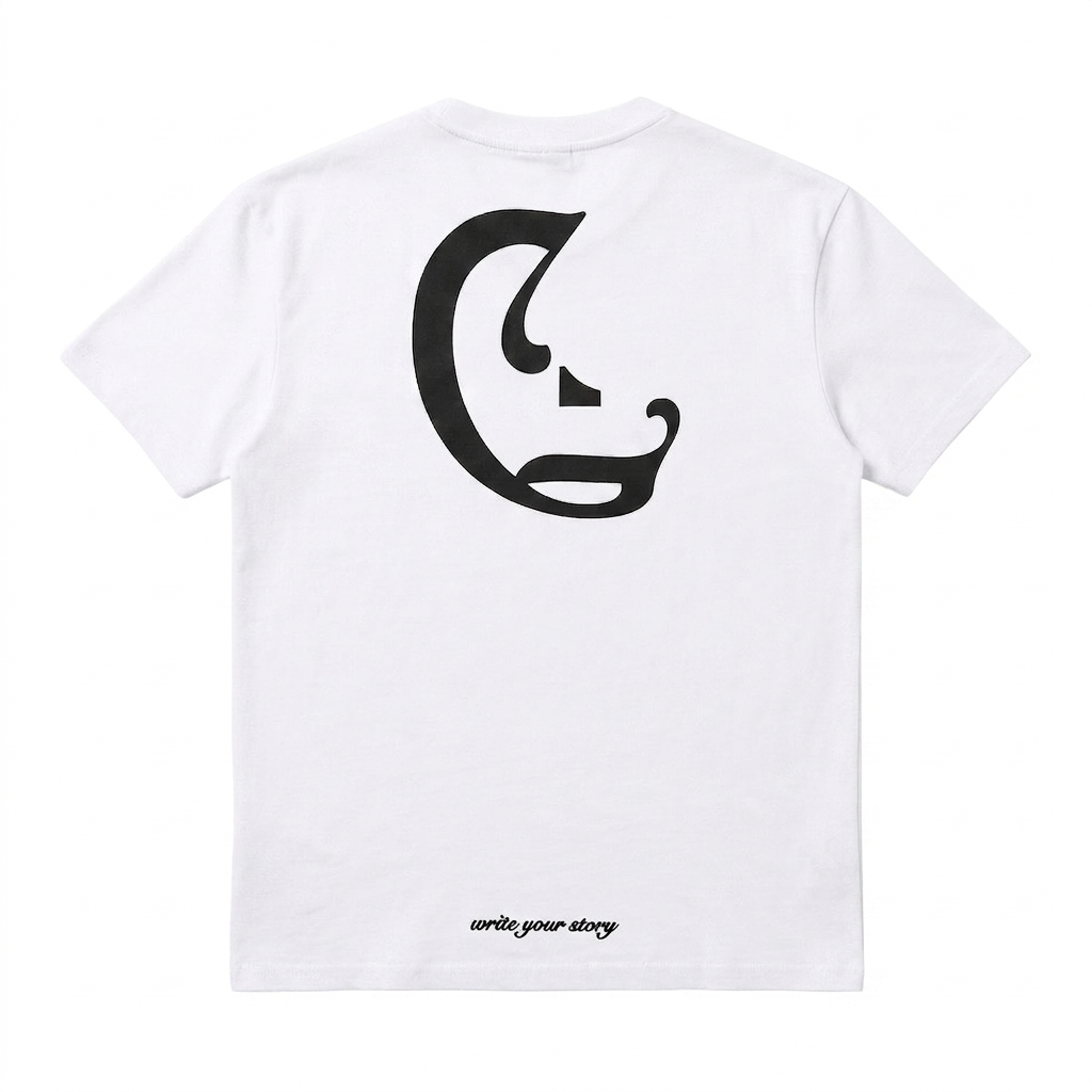 T-shirt Moon - White