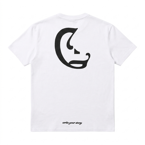 T-shirt Moon - White