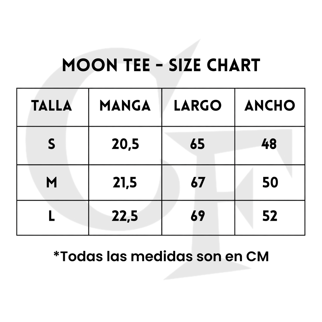 T-shirt Moon - Black